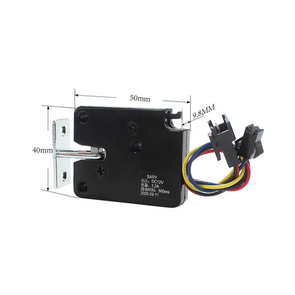 Cerradura Electrónica DC 12V para Gabinetes y Control de Acceso