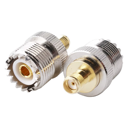 Kit de Conector Coaxial RF SMA a UHF - 4 Adaptadores