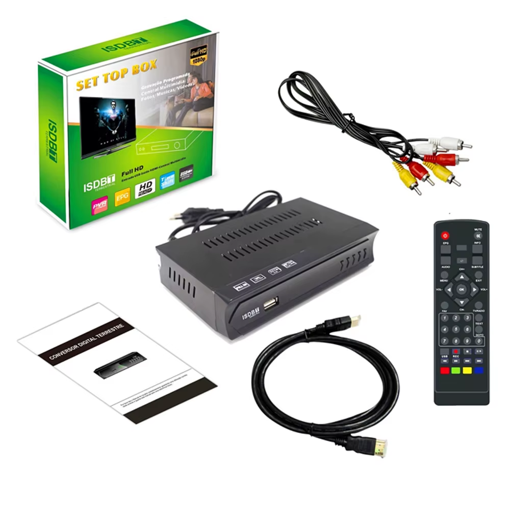 Decodificador Digital HD ISDB-T – Convierte tu TV en Smart Digital