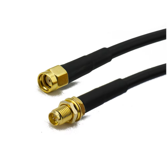 Cable RP-SMA Macho a RP-SMA Hembra - Cable Coaxial RG174 de 3 Metros