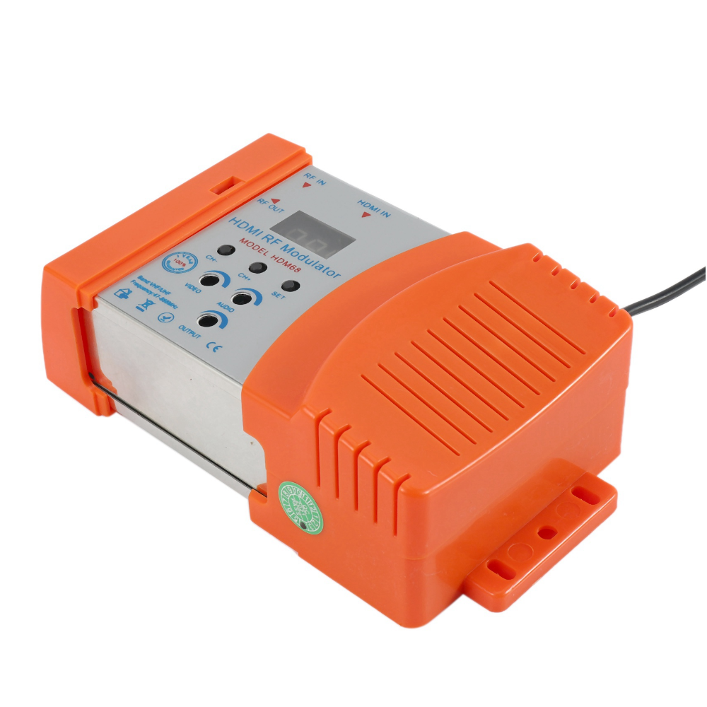 Modulador Digital RF HDM68 – Convertidor HDMI a RF VHF/UHF PAL/NTSC