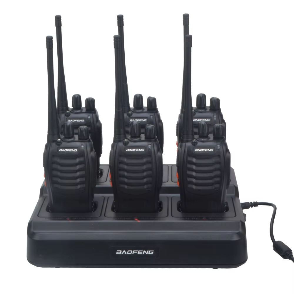Cargador Multiunidad  Baofeng BF-888S / BF-888H / BF-88E / BF-777S / BF-666S – 110-240V