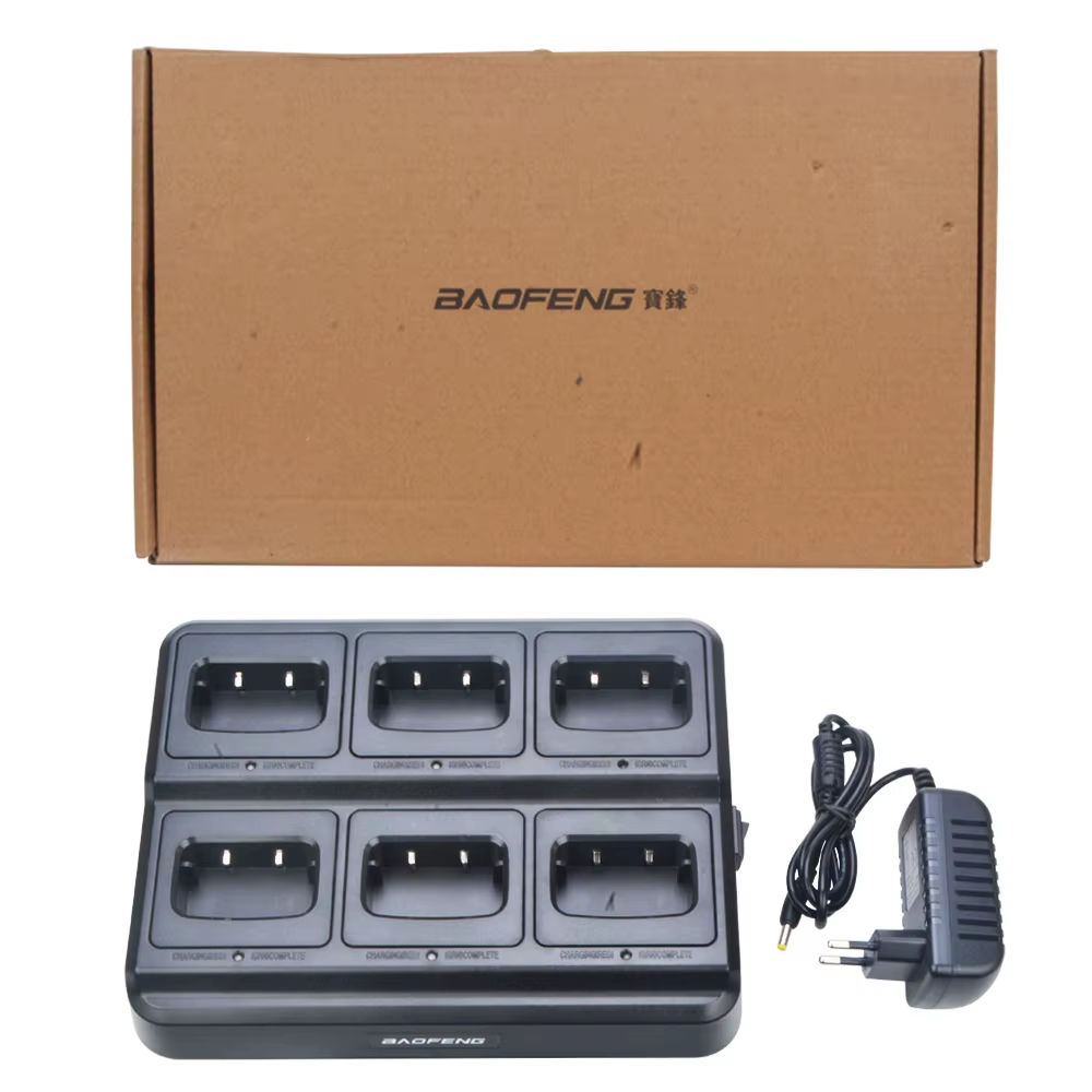 Cargador Multiunidad  Baofeng BF-888S / BF-888H / BF-88E / BF-777S / BF-666S – 110-240V