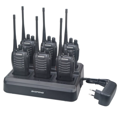 Cargador Multiunidad  Baofeng BF-888S / BF-888H / BF-88E / BF-777S / BF-666S – 110-240V