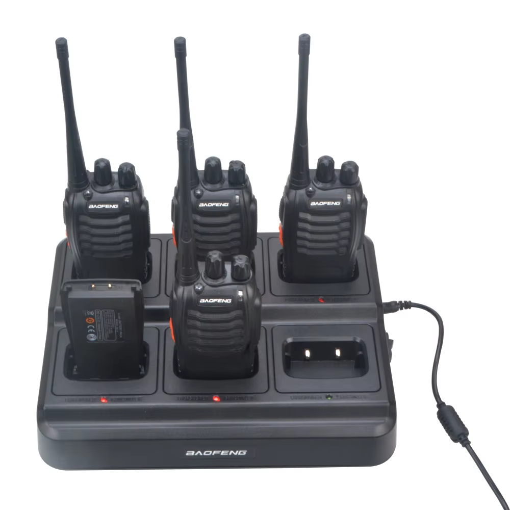 Cargador Multiunidad  Baofeng BF-888S / BF-888H / BF-88E / BF-777S / BF-666S – 110-240V