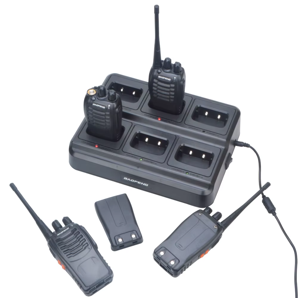 Cargador Multiunidad  Baofeng BF-888S / BF-888H / BF-88E / BF-777S / BF-666S – 110-240V