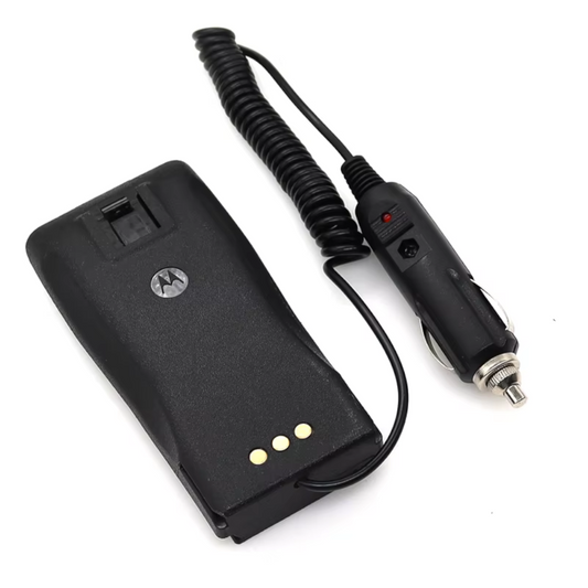 Eliminador de Batería para Radio Motorola EP450 / GP3688 / GP3188 / CP040 – Cargador de Coche DC 12V