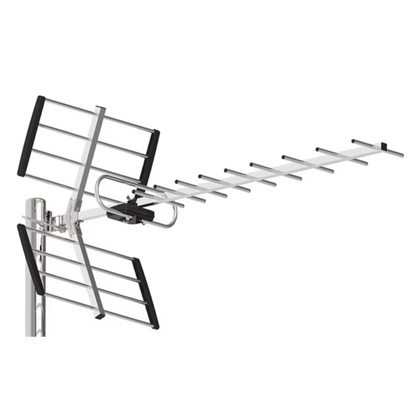 Antena TV Digital HD Exterior con Canales 4K Yagi 9 Radianes