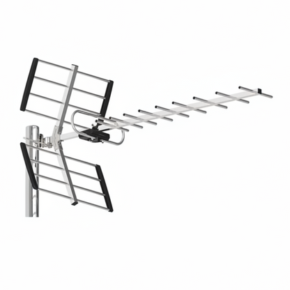 Antena TV Digital HD Exterior con Canales 4K Yagi 9 Radianes