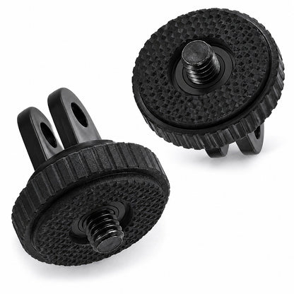 Adaptador para Accesorios con Rosca Universal 1/4" – Compatible con Cámaras Deportivas y de seguridad