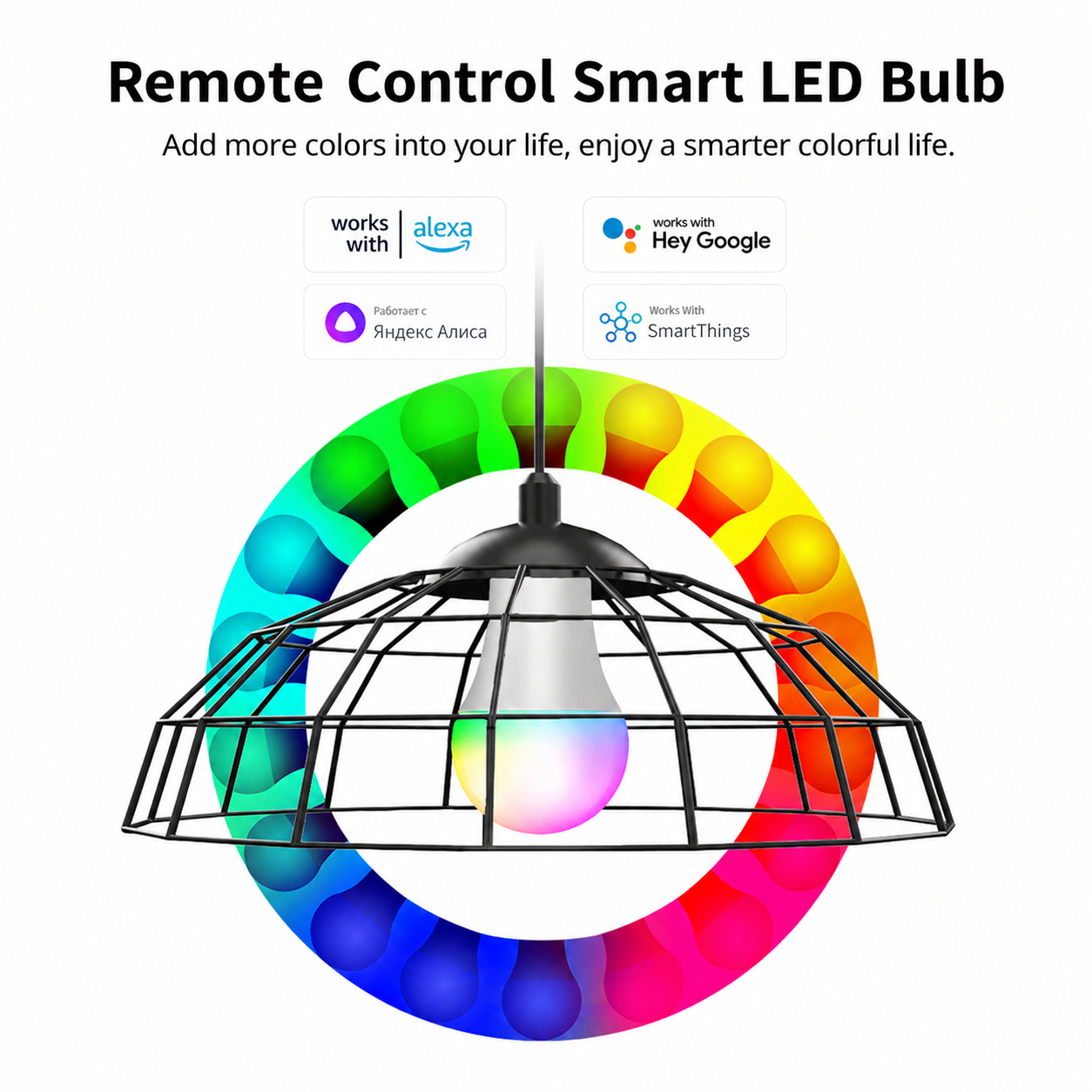 Ampolleta Inteligente WiFi E27 eWeLink Alexa Google Home