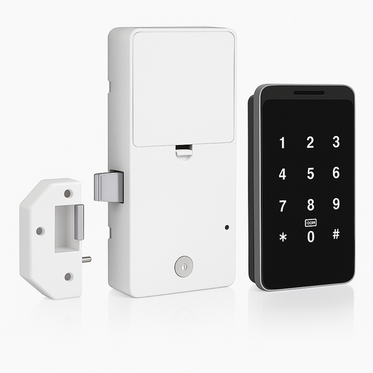 Cerradura Electrónica Rixiang EM185 RFID/Contraseña para Puertas de Madera