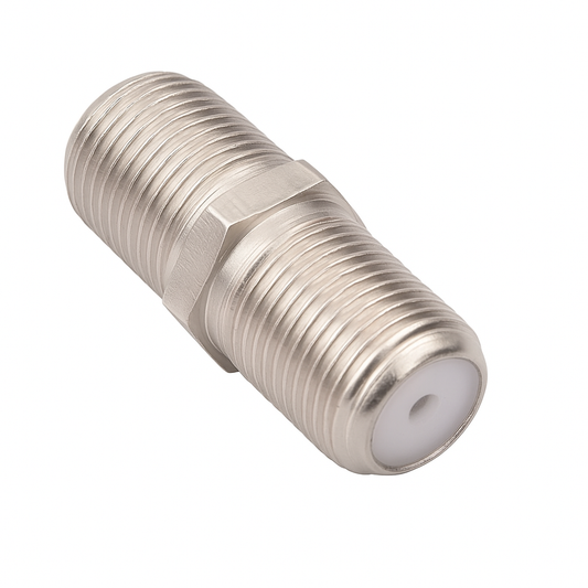 Conector F Hembra a Conector F Hembra – Acoplador Coaxial