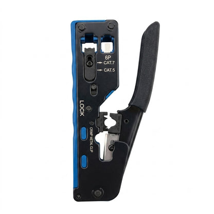 Alicate multifuncional para red amarillo CAT5/CAT6/CAT7/RJ45,