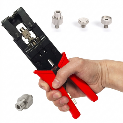 Alicate Pelacables y Crimpado Coaxial RG6 RG59 F BNC RCA