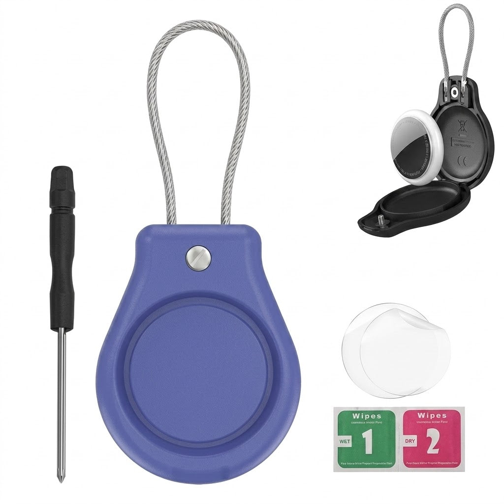 Funda Impermeable para AirTag con Cable , Antipérdida Equipaje, Mochila entre otros