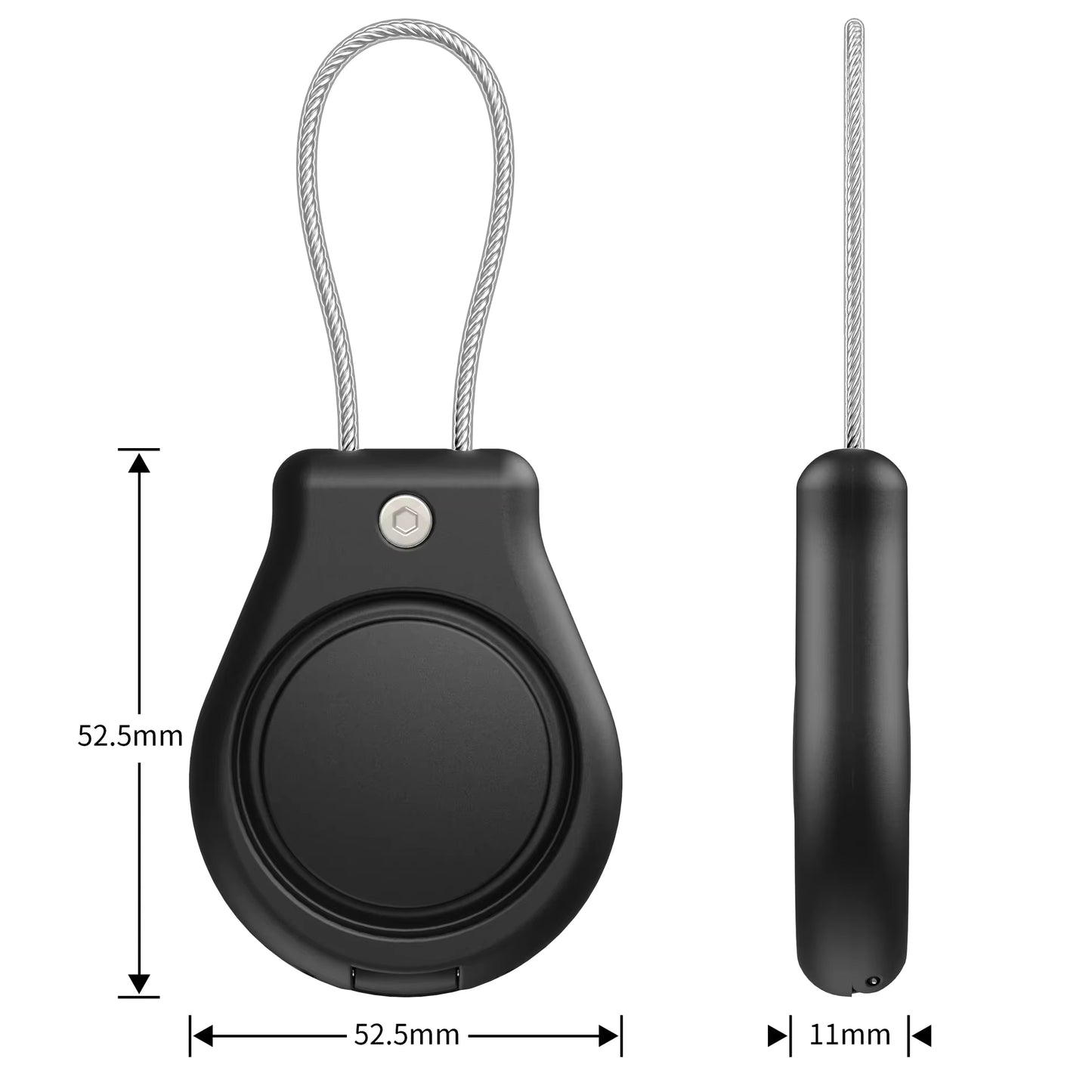 Funda Impermeable para AirTag con Cable , Antipérdida Equipaje, Mochila entre otros