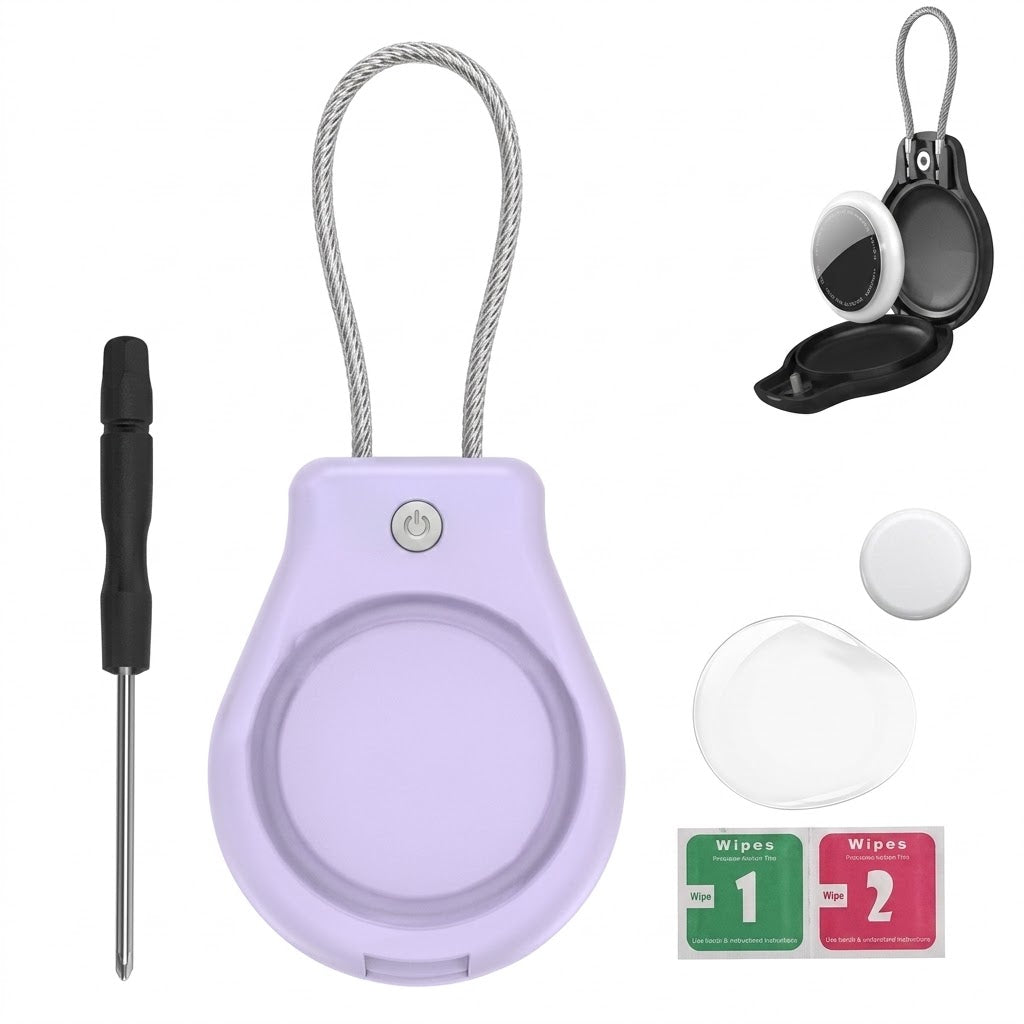Funda Impermeable para AirTag con Cable , Antipérdida Equipaje, Mochila entre otros