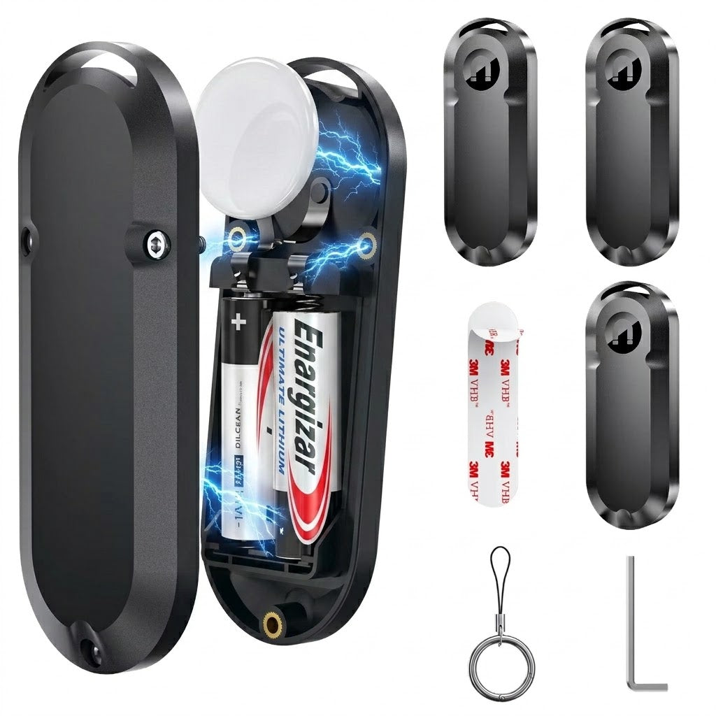 Funda AirTag Magnética Impermeable Batería Extendida