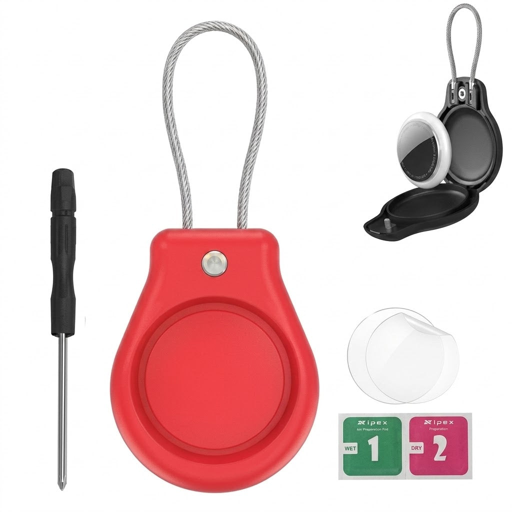 Funda Impermeable para AirTag con Cable , Antipérdida Equipaje, Mochila entre otros