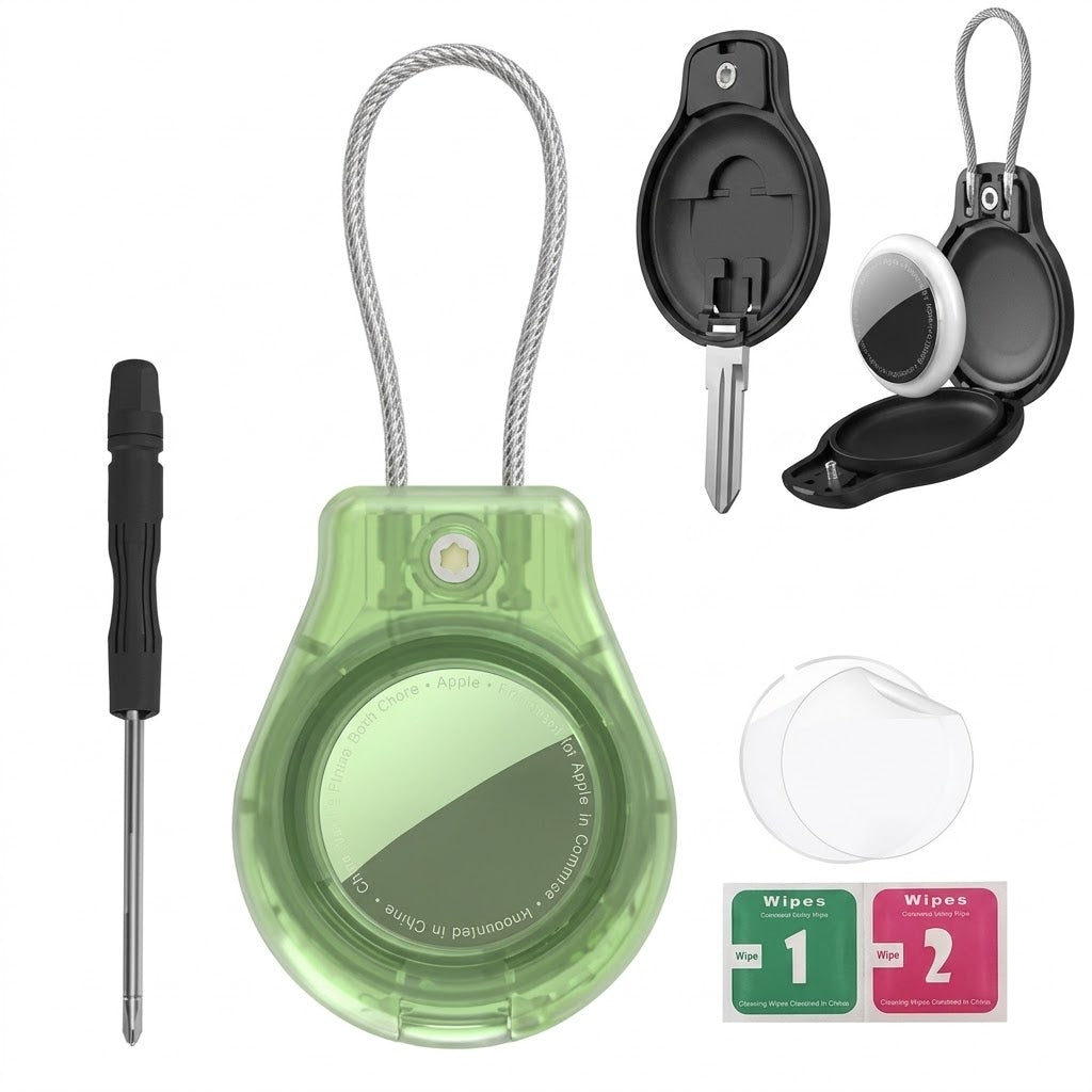 Funda Impermeable para AirTag con Cable , Antipérdida Equipaje, Mochila entre otros