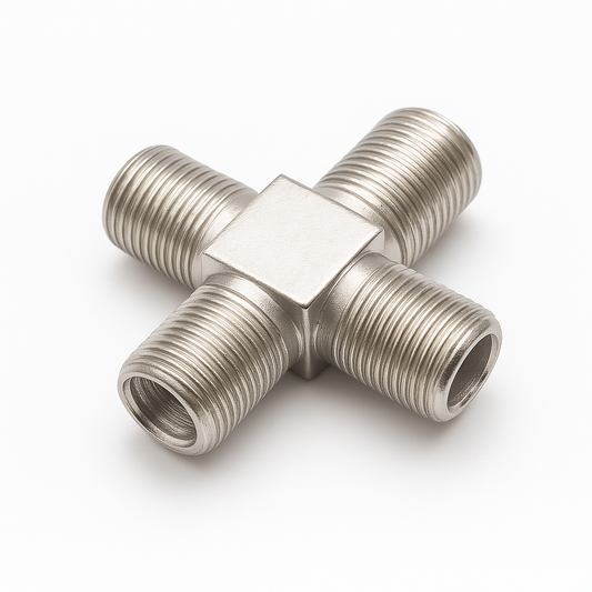 Divisor Coaxial F Hembra a 3 Vías – Conectores F Hembra