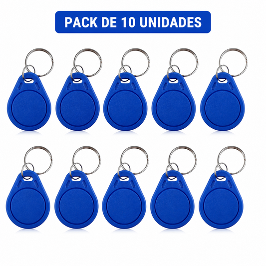Llaveros RFID 13.56MHz MIFARE Classic 1K Pack 10 Unidades