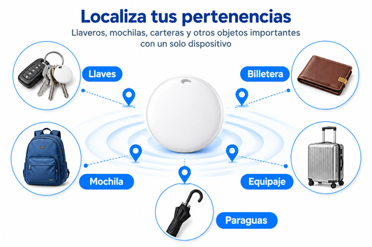 Localizador Inteligente Mini Air Tag para Objetos y Dispositivos