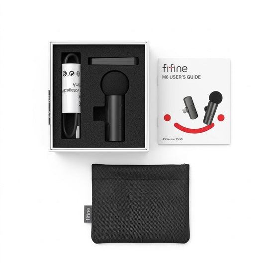 Micrófono Inalámbrico De Solapa Fifine M6