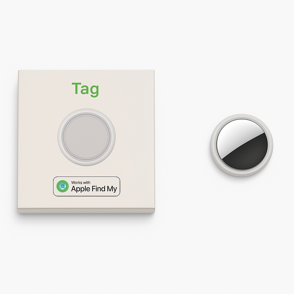 Rastreador Inteligente Bluetooth IPX5 – Compatible con Apple Find My para Llaves, Mascotas, Niños y Objetos Personales