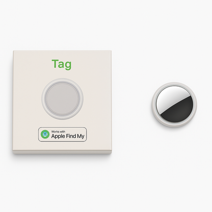 Rastreador Inteligente Bluetooth IPX5 – Compatible con Apple Find My para Llaves, Mascotas, Niños y Objetos Personales